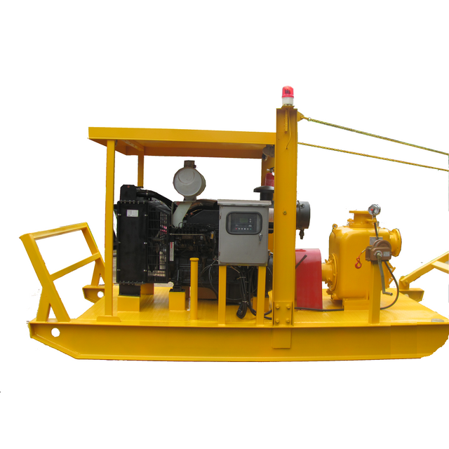 Boat Type Self-priming Diesel Engine Trash Pump
